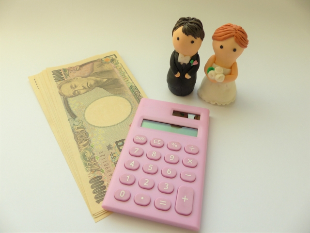 挙式とお金のイメージ